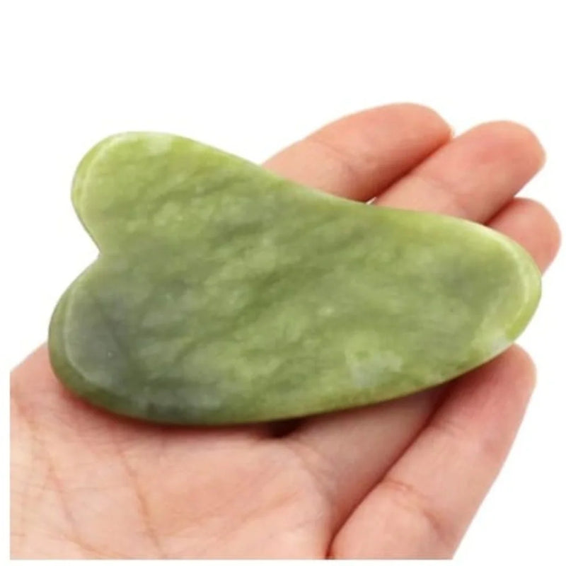 Rolo Massageador Pedra De Jade Massagem Facial Anti Rugas